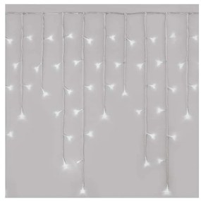 Catena LED natalizia da esterno 300xLED/8 modalità10m IP44 bianco freddo + telecomando