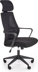 Sedia da ufficio Valdez in nero
