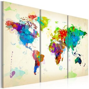 Quadro All colors of the World triptych