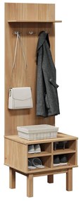 Mobile Da Corridoio Otta 50x40x160 Cm İn Legno Massello Di Pino /