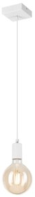 Lampadario a sospensione con filo ASTRID 1xE27/60W/230V bianco