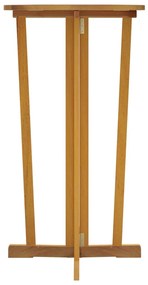 Tavolo da bar pieghevole 90x65x105 cm in legno massello di teak