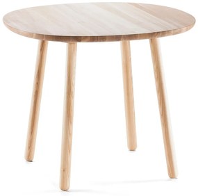Tavolo da pranzo in legno massiccio naturale , ⌀ 90 cm Naïve - EMKO
