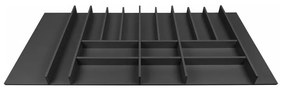 Credenza nera per cassetto 108 x 47 cm Wood Line - Elletipi