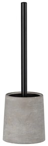 Spazzola per WC in cemento grigio Villena - Wenko