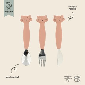 Set di posate 3 pezzi Mrs. Cat