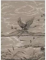 Coordonne Wandbild Herons Poetry - Jute