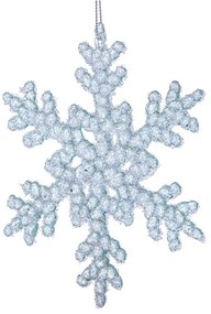 Decorazione per albero di natale in vetro ø 6 cm Snowflake – Dakls