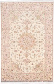 Tabriz Tappeto 310x200 Rosa (Iran) Annodato A Mano