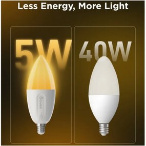 SET 2x LED RGBWW Lampadina dimmerabile E14/5W/230V 2700-6500K Wi-Fi - Govee