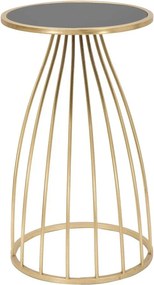 Tavolo rotondo con piano in vetro ø 35 cm Flush - Mauro Ferretti