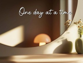 Adesivo per specchio S24 – One day at time.