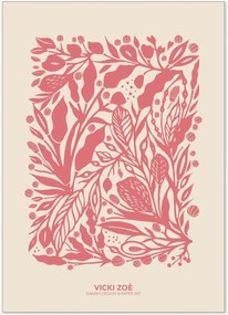 Stampa incorniciata Salmon Rose Garden