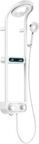 Mexen Peak set doccia esterno con soffione e miscelatore, display LED, bianco - 78106-20