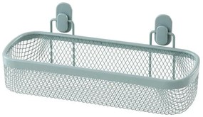 Mensola bagno rettangolare verde acqua in acciaio con 1 ripiano – Taki