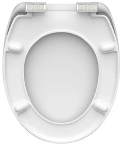 Schütte 82100-A - Sedile WC bianco a chiusura rallentata in Duroplast