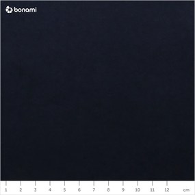 Poggiapiedi in velluto blu Santo - Milo Casa