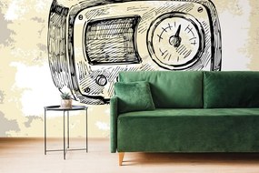 Carta da parati – Elettronica retrò