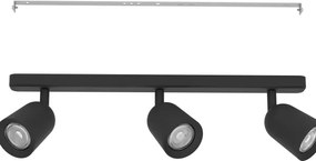 Eglo 901954 - Faretto CAMALDOLI 3xGU10/10W/230V nero