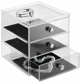 Organizzatore a 3 cassetti Serwa, altezza 18 cm - iDesign