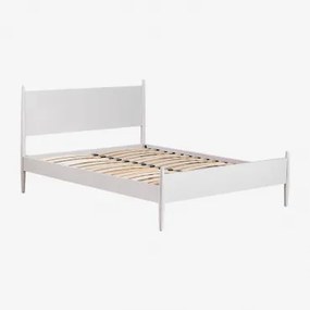 Letto in legno Indira Legno grigio & 160 x 200 cm - Sklum