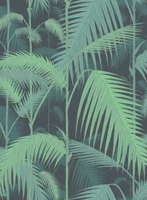 Cole & Son Carta da parati Palm Jungle - Green/ Black