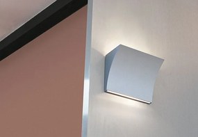 Flos Pochette Up/Down Led Lampada 20x14 cm Da Parete a luce diretta/indiretta in zama Bianco