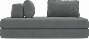 Rift divano letto matrimoniale 2 posti e 3 posti con schienali mobili - materasso alto 24 cm e memory foam in tessuto smacchiabile T31