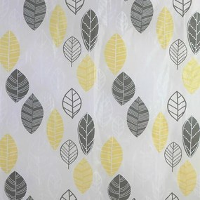 Tenda doccia 240x200cm in acrilico con motivo floreale completa di ganci