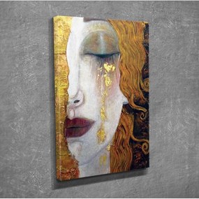 Riproduzione murale su tela Gustav Klimt Lacrime d'oro, 30 x 40 cm Gustav Klimt - Golden Tears - Wallity