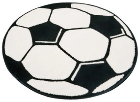 Tappeto per bambini , ⌀ 100 cm Football - Hanse Home