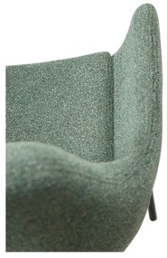 Poltrona verde chiaro in tessuto bouclé Zimmer - DAN-FORM Denmark