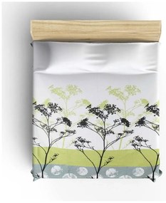 Copriletto matrimoniale in cotone leggero Verde, 200 x 230 cm Belezza - Mijolnir