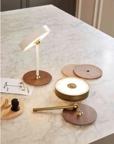 Halo Design 745784-LED Lampada ricaricabile dimmerabile ON THE MOVE LED/2,5W/4000 mAh ottone/legno