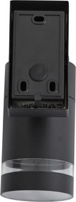 Lampada da parete moderna da esterno nera IP44 - Ensam