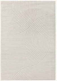 Tappeto da interno-esterno con motivo in rilievo Mars