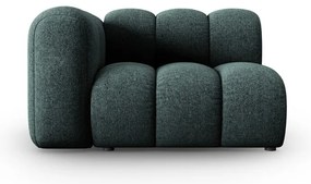 Divano componibile turchese (con penisola a sinistra) Lupine – Micadoni Home