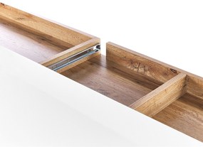 Credenza bianco e legno chiaro GORAN Beliani
