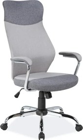 Sedia da ufficio Q-319 grigia – 64x52x112 cm