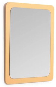 Kave Home - Specchio Velma in MDF senape 47 x 57 cm