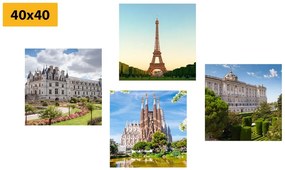 Set di quadri – Monumenti più straordinari del mondo