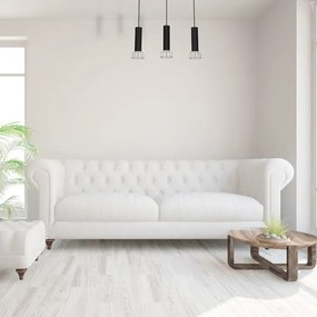 Lampadario su corda DANTE 3xGU10/25W/230V nero/cromo lucido