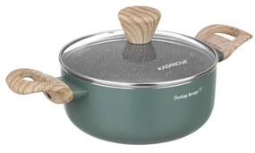 Casseruola 18 cm verde Cooking Therapy con coperchio