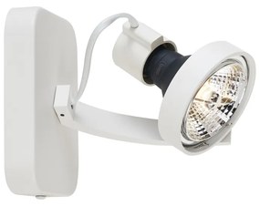 Faretto da soffitto di design bianco GU10 70mm ruotabile e inclinabile - Vo