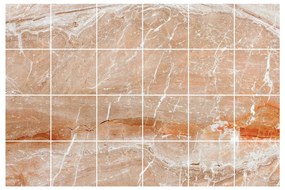 Set di adesivi per piastrelle 24 pezzi 15x15 cm Marble Tiles Torino - Ambiance