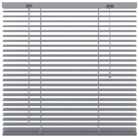 Veneziana Odessa in alluminio, argento 80 x 250 cm, Larghezza lamelle: 25 mm