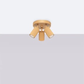 Sollux SL.1563 - Faretto KARBON 3xGU10/10W/230V oro