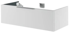 Mobile da bagno sotto lavabo bianco L 105 x H 32 x P 53 cm, lavabo non incluso