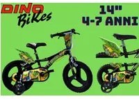 Bicicletta Bambino Dino Bikes Dinosaur DINO T-REX 14 pollici