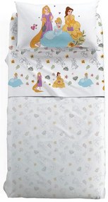 Completo letto singolo Princess Caleffi in cotone  Colore Unico, Dimensioni e Misure Singolo